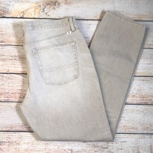 Men’s Beige/Tan Lucky Jeans, Like New! 38W 32L